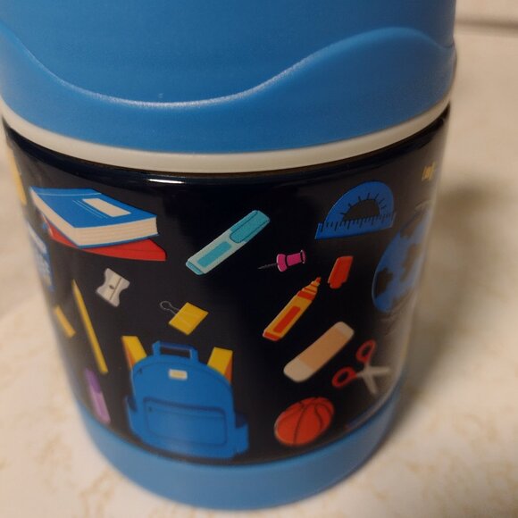 Quaker New in Box School Themed Thermos with Spork - Picture 6 of 14